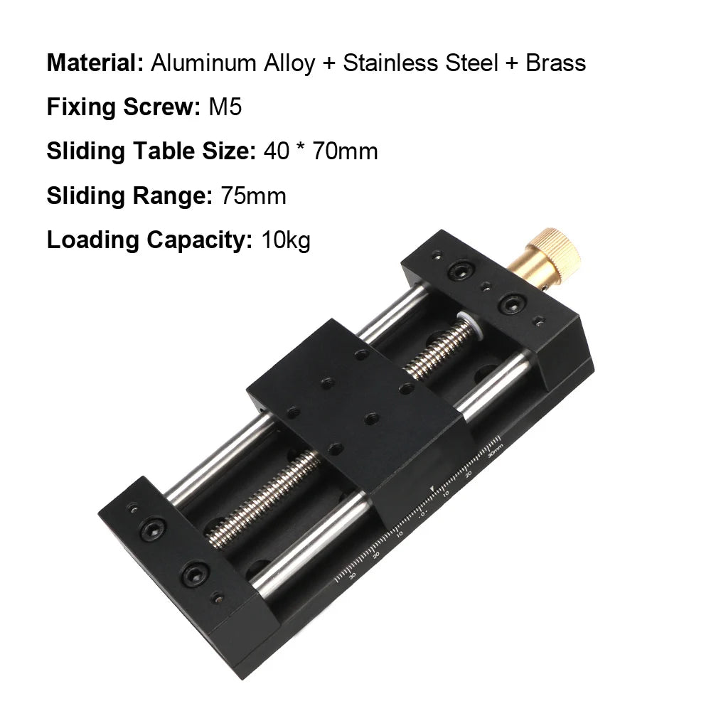 Platform Sliding Table X-axis Manual Translation Displacement Station