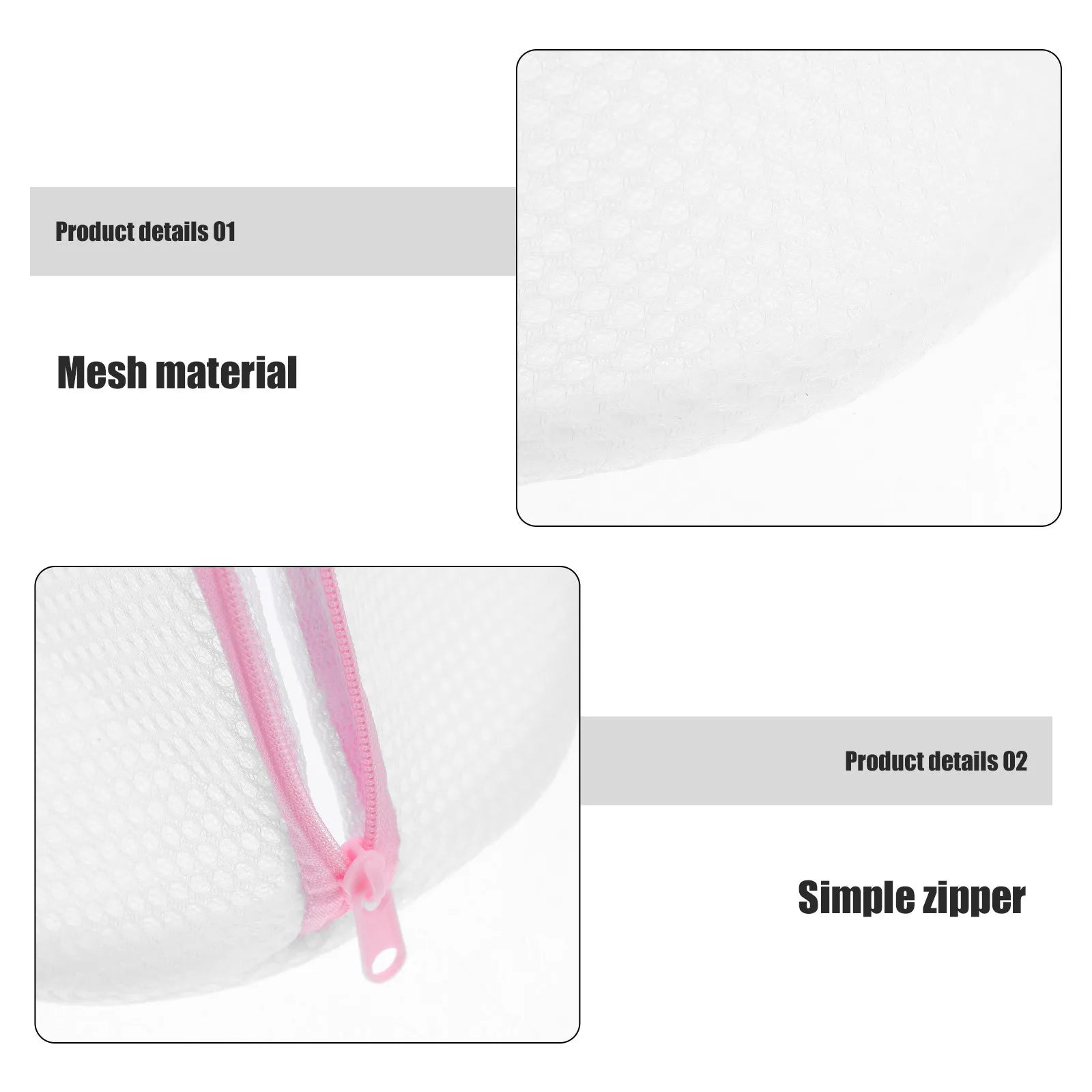 Bra Laundry Mesh Bags Zipper Reusable Washing Lingerie Underwear
