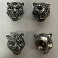 4-Pack 3D Tiger Tire Valve Stem Caps – Car, Bike & Motorcycle