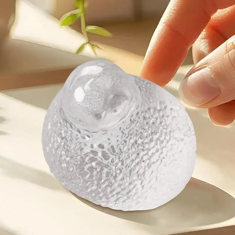 Adult Stress Balls Sensory Fidget Crystal Ball Transparent Desktop Zpaxo