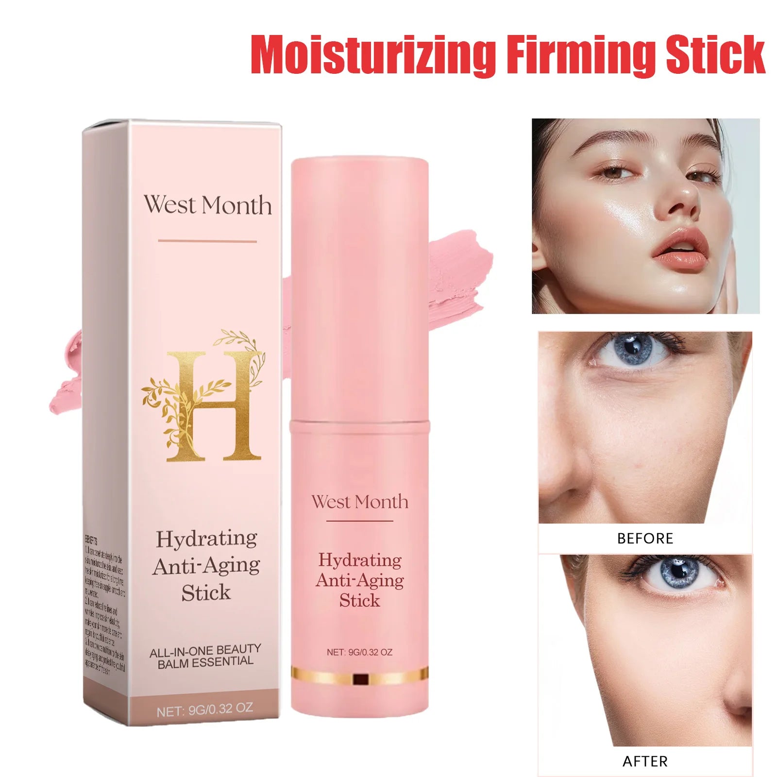 Collagen Firming Balm Stick – Anti-Aging Hydrating Skin Care Facial Balm Stick Zpaxo