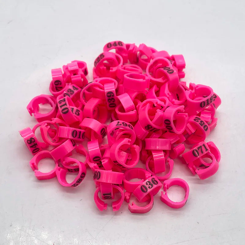 Inner Diameter Pigeon Leg Poultry Dove Bird Parrot Clip Rings Band