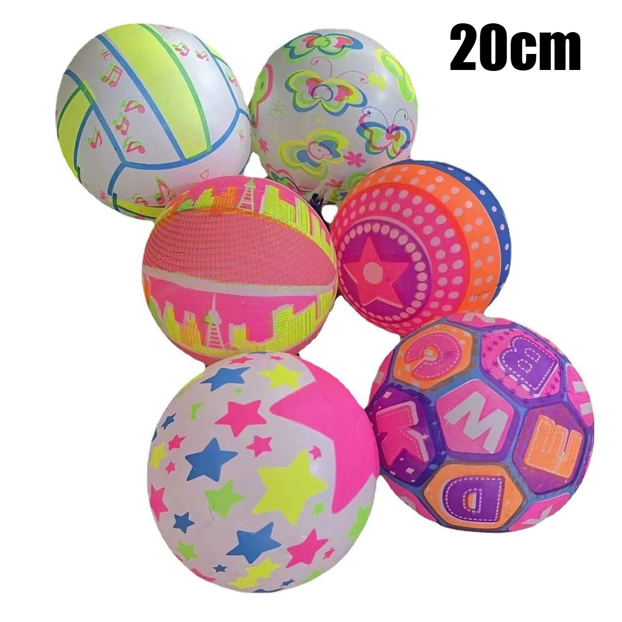 Glow Dark Soccer Ball LED Light Up Inflatable PVC Football Kids