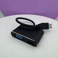 1080P Video Audio USB3.0 to HDMI-Compatible VGA Converter for Computer to Projector TV Monitor Extend Screen HD VGA Cable Zpaxo Default Title