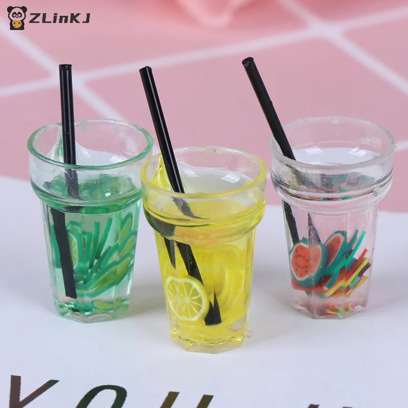 ▶1Pcs 1:12 Scale Cup Drink For Dollhouse Miniature Toy Doll Food Kitchen Accessories Zpaxo