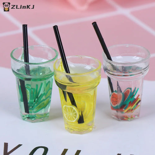▶1Pcs 1:12 Scale Cup Drink For Dollhouse Miniature Toy Doll Food Kitchen Accessories Zpaxo