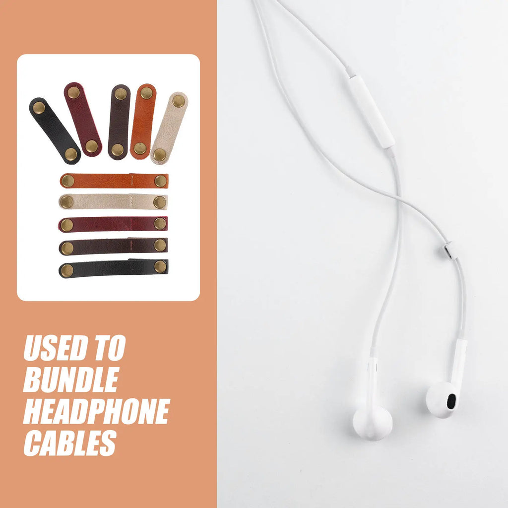 Compact Cord Organizer Cable Winder Earphones Chargers USB Wires