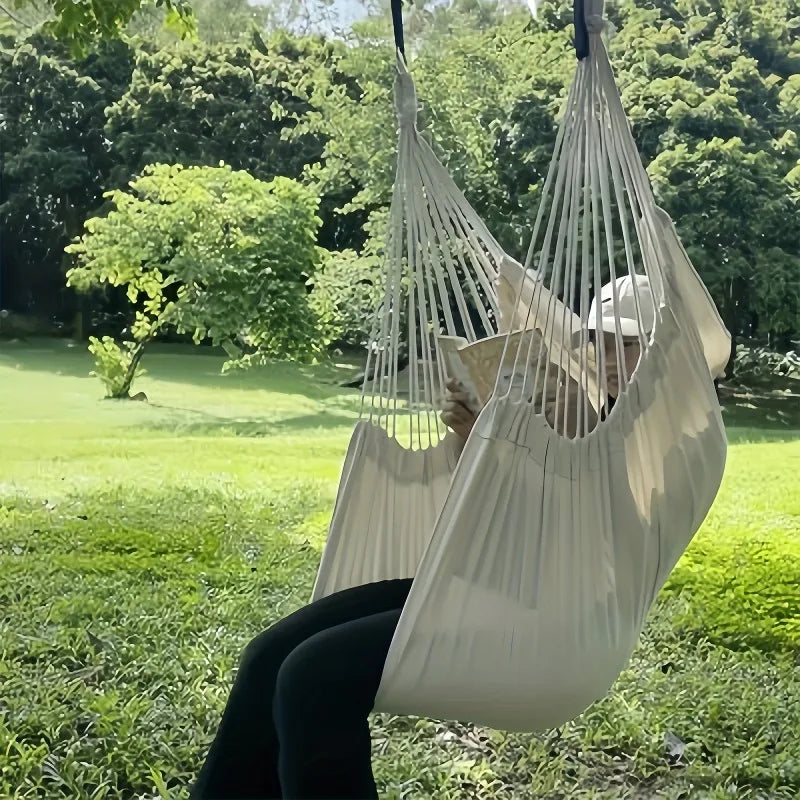 Leisure Fabric Hammock Chair Outdoor Swing Dormitory Anti Rollover