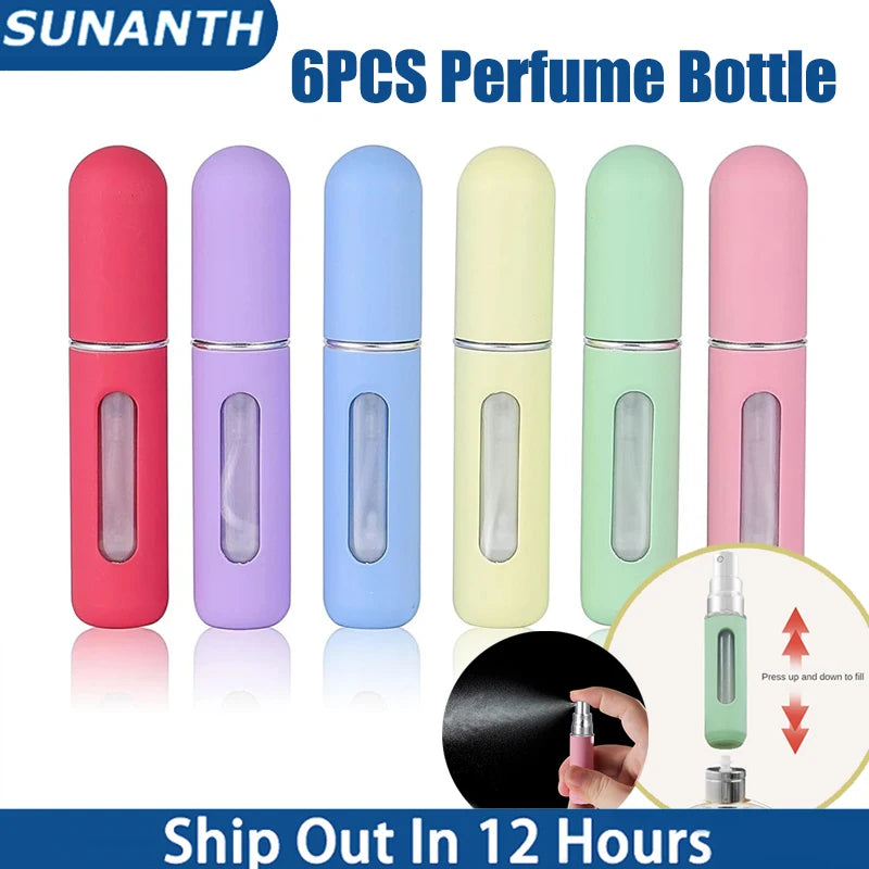5ml Mini Refillable Perfume Spray Bottles | Candy Color Travel Set Refillable Perfume Atomizer Zpaxo