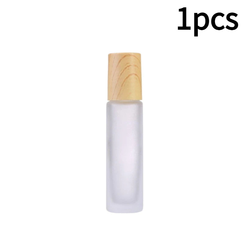 1/2/3PCS Refillable Rollerball Bottles Empty Essential Oils Roller Bottles Glass Roll On Bottles For Perfume (10ml） Zpaxo 1PCS