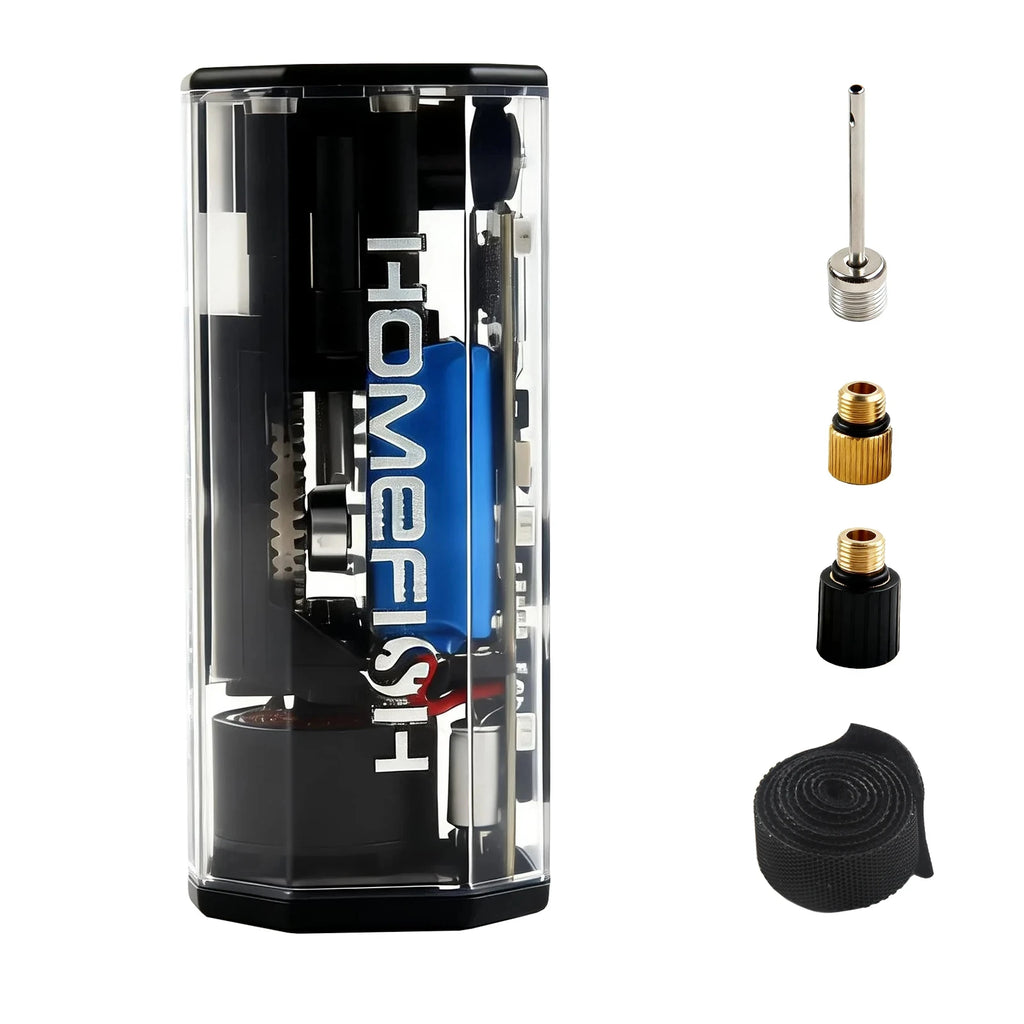 HOMEFISH Mini Air Pump Tire Inflator Car Electric Min Portable