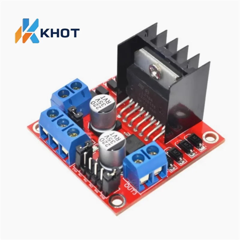 L298N Dual Motor Drive Board L298 Two-way 2-step Module Intelligent Zpaxo Default Title
