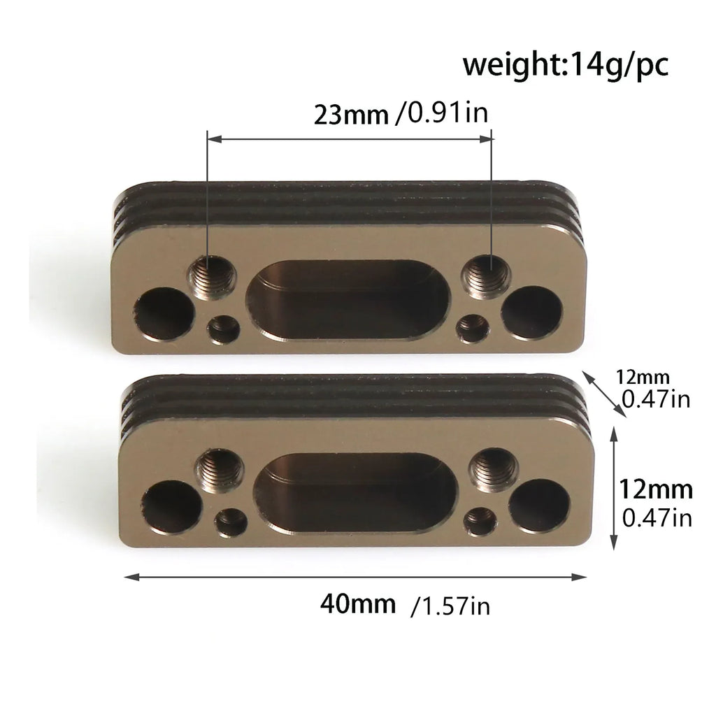 Upgraded Metal Engine Mount Base Bracket Kyosho 1 8 MP9 MP10 IF430 RC