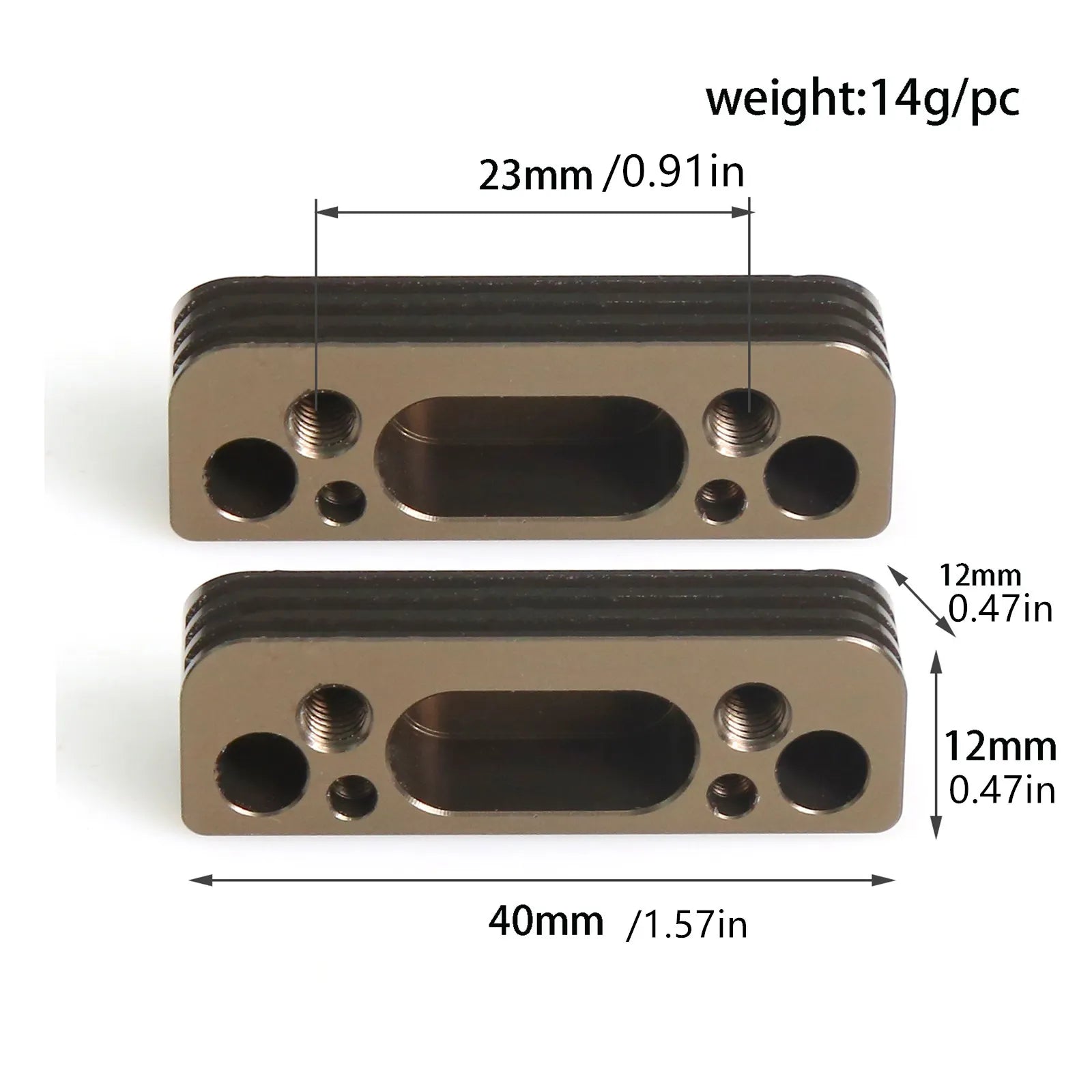 Upgraded Metal Engine Mount Base Bracket Kyosho 1 8 MP9 MP10 IF430 RC