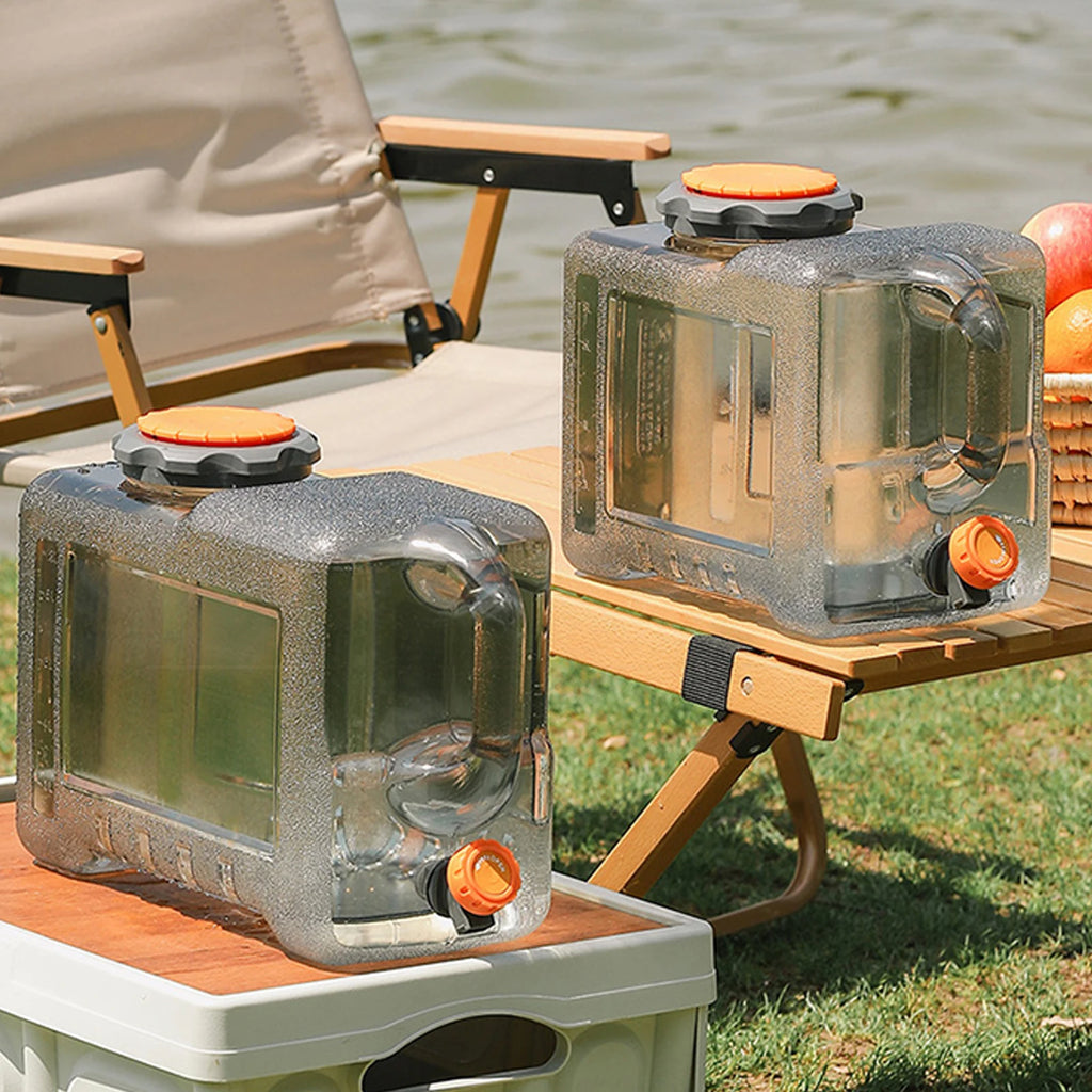 Car Water Buckets Faucet Outdoor Camping Storage Tanks Large Capacity