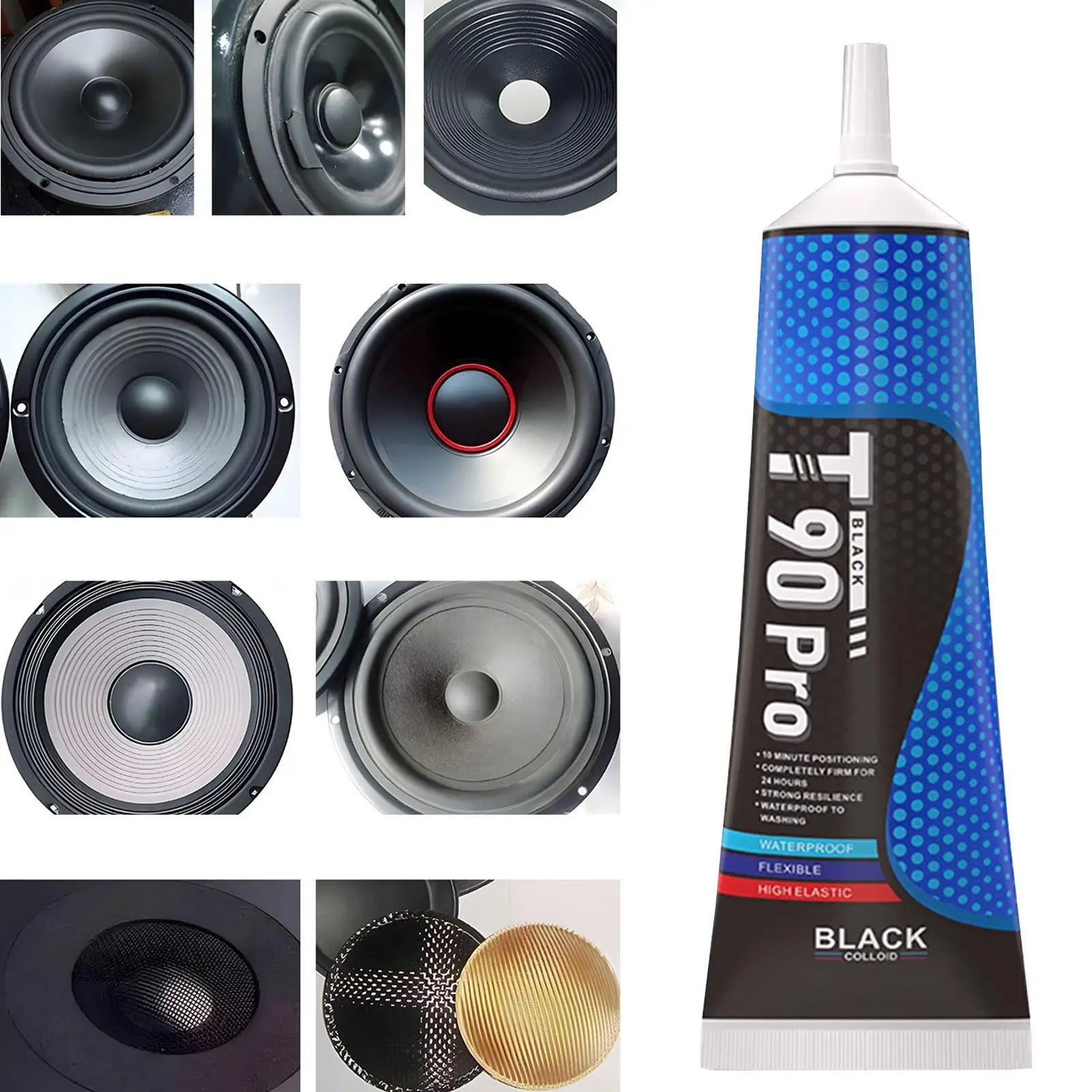 Speaker Repair Glue Performance Adhesive Dust Caps Cone Edge Bonding