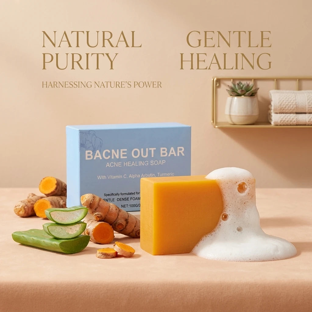 Turmeric Cleansing Soap – Body Acne, Odor & Deep Clean Bar Cleansing Bar Soap Zpaxo