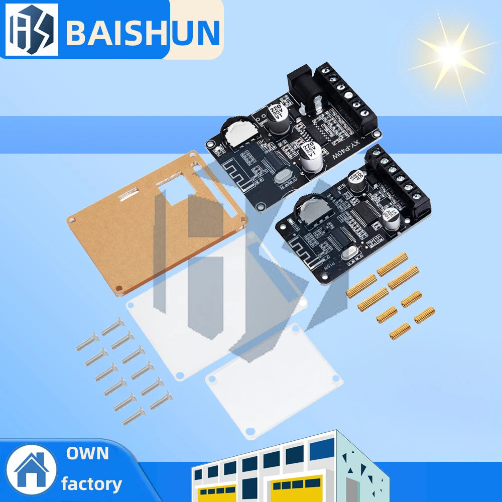 10W 15W 20W Bluetooth 5 0 Stereo Digital Amplifier Board 12V 24V Zpaxo