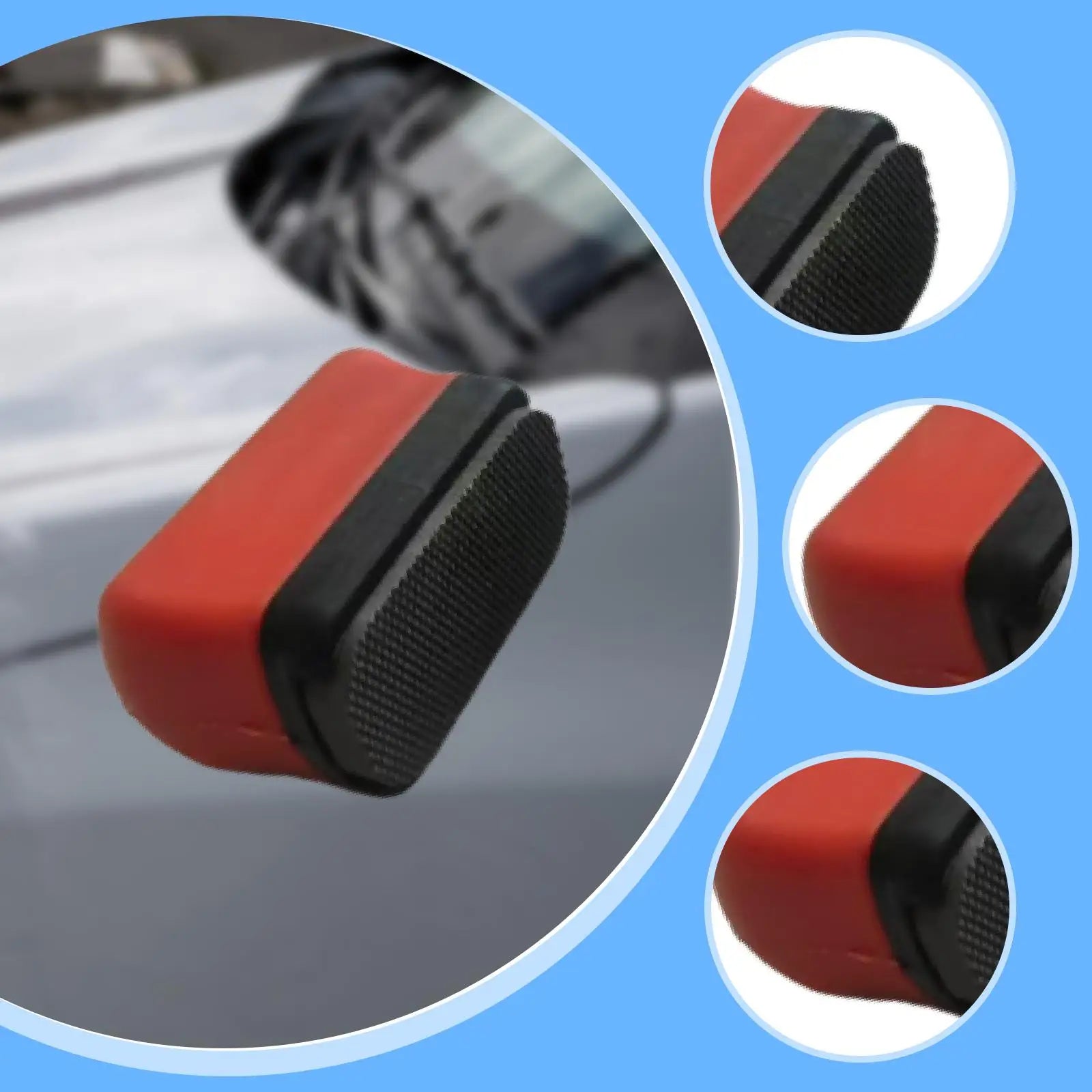 Mini Denibbing File Stains on Cars Repairing Paints Retention Quick Removal Small Practical Ergonomic Handle Double Sided Zpaxo