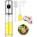 1pc-Kitchen Press Spray Bottle 100ml Edible Oil Olive Oil Watering Can Air Fryer High Pressure Atomizing Spray Bottle Zpaxo Bottle-3 accessories
