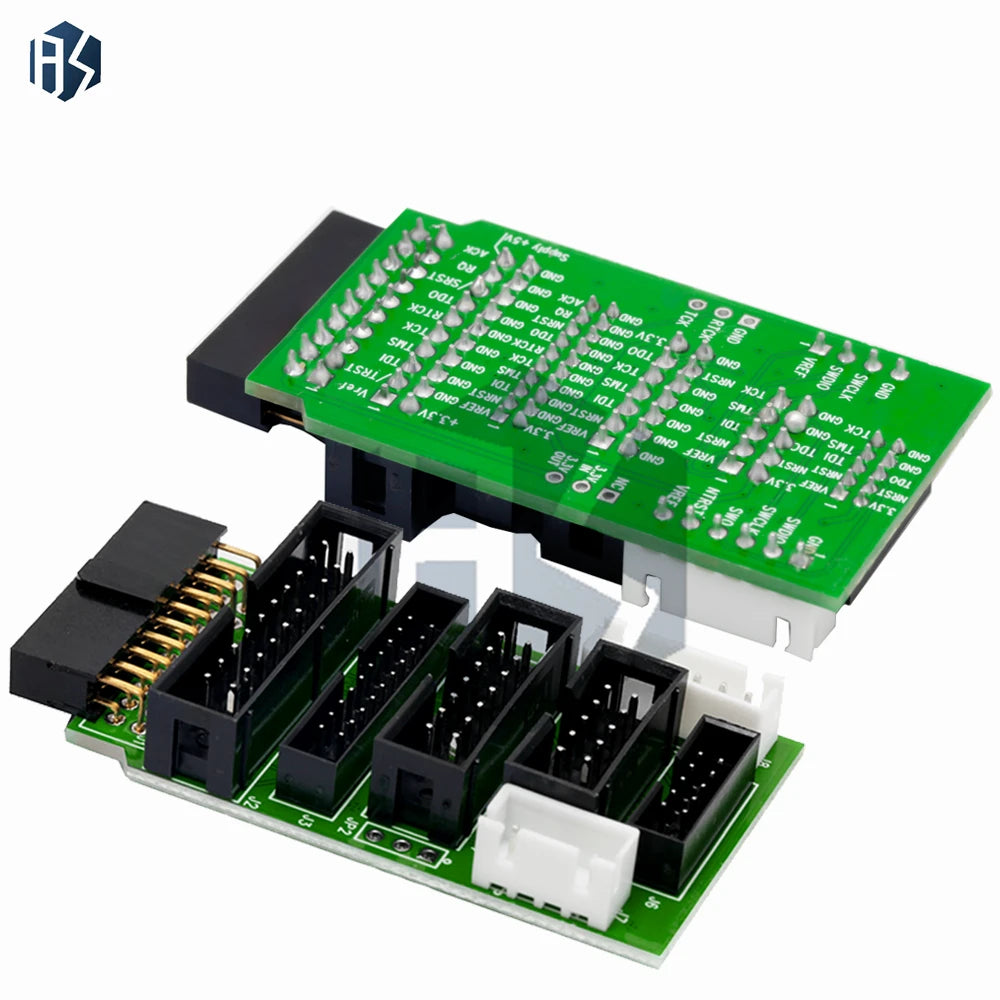 J-link V8 ULINK2 ARM JTAG Debug Adapter Converter Board 3 3V-5V 10 Zpaxo