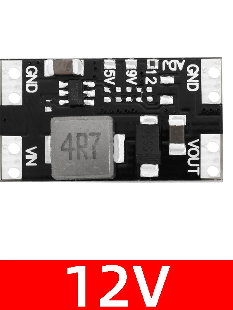 EGBO 2A Mini Boost Board XL3608 5V 9V 12V DC-DC Switch Step Up Power Zpaxo 12v