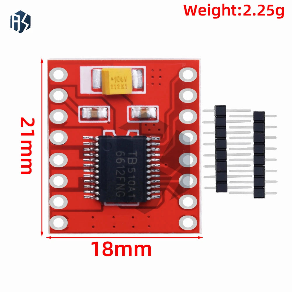 TB6612FNG Dual Motor Driver 1A Control Module Arduino Microcontroller Zpaxo