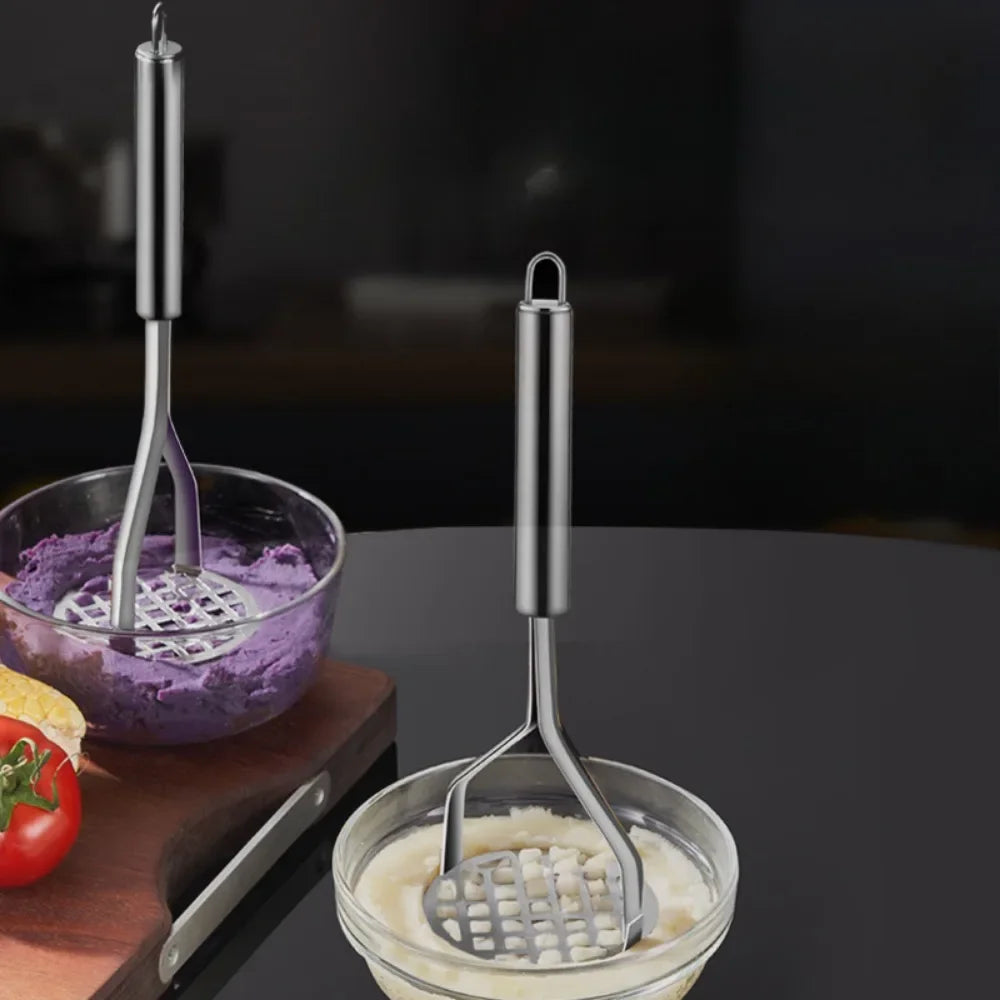 Stainless Steel Potato Masher & Ricer – Garlic & Veggie Tool Potato Masher & Ricer Zpaxo