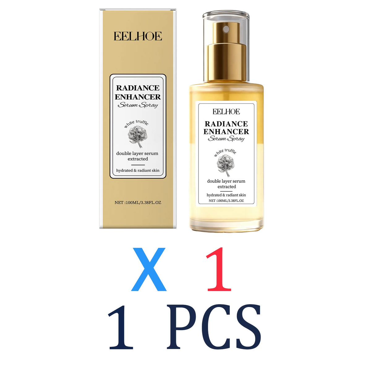 White Truffle Facial Serum 100ml Hydrating Moisturizing Brightening Serum for Dry Skin Repair Anti Aging Wrinkle Cream Gift Set Zpaxo 1 Pcs