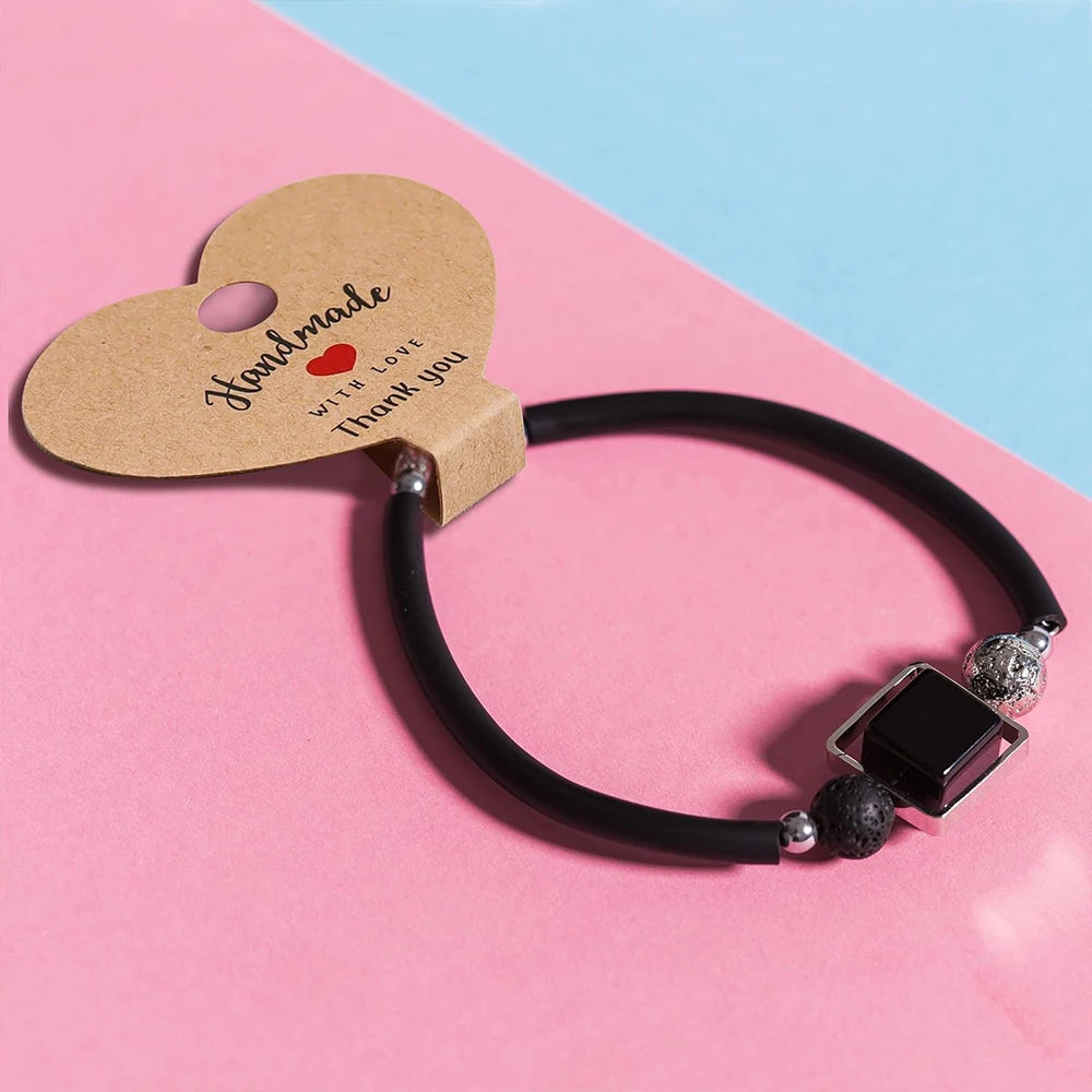 25/50/100Pcs Heart Jewelry Hanging Display Cards Self Adhesive Jewelry Ring Necklace Bracelet Hairband Display Kraft Paper Card Zpaxo