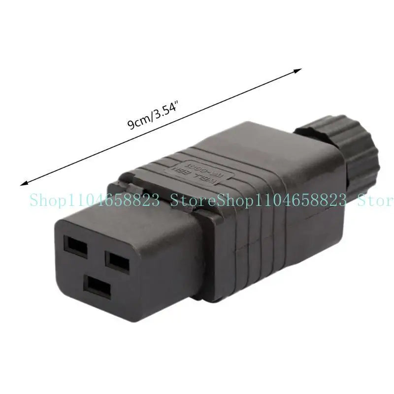 IEC PDU UPS 16A 250VAC 320 C 19 Plug Conector C19 Plugue Female Zpaxo