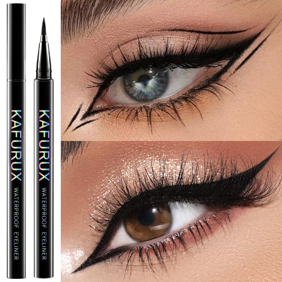 Black Quick-dry Eyeliner Pencil Eye Makeup Long Lasting Smooth Matte