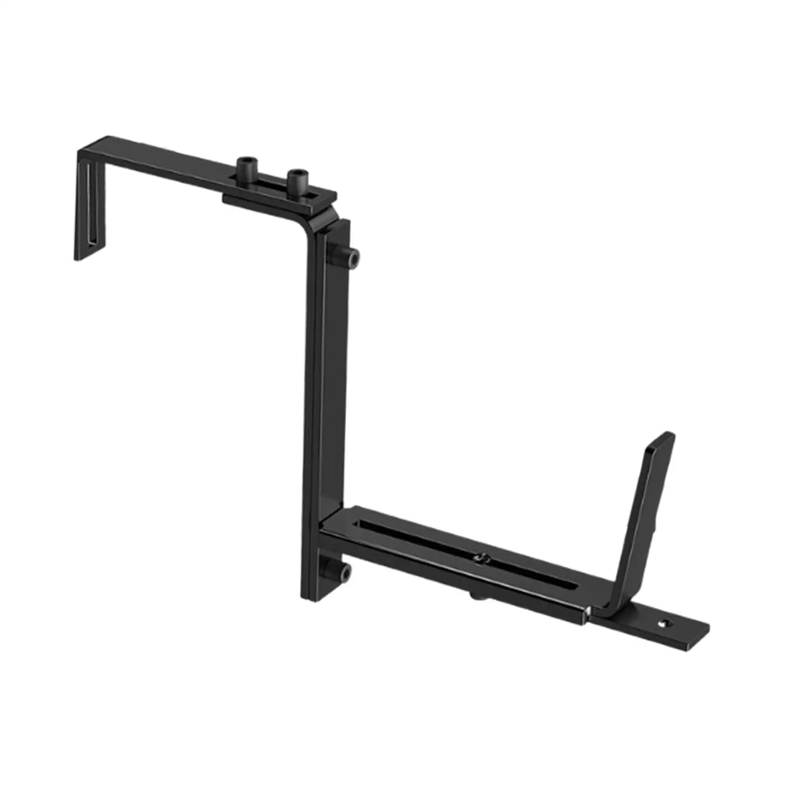 Adjustable Flower Pot Bracket Hang Window Box Holder Support Flower Pot Rack Holder for Pergola Patio Fence Balcony Garden Zpaxo