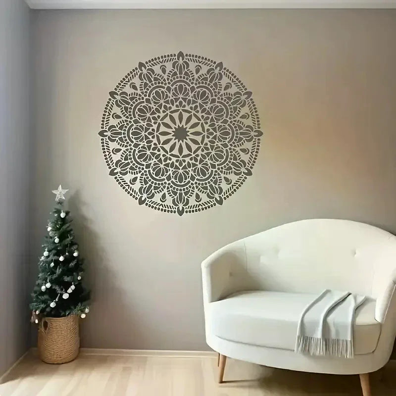 Large Mandala Stencils Reusable PET Painting Templates For Wall, Floor, Furniture, Fabric, Canvas, Wooden Decor Home Decor Zpaxo