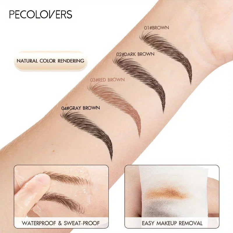 Waterproof Pressure Black Eyebrow Pencil Natural Three-dimensional Long-lasting Easy To Use Wild Eyebrow Pen Makeup Tools Zpaxo