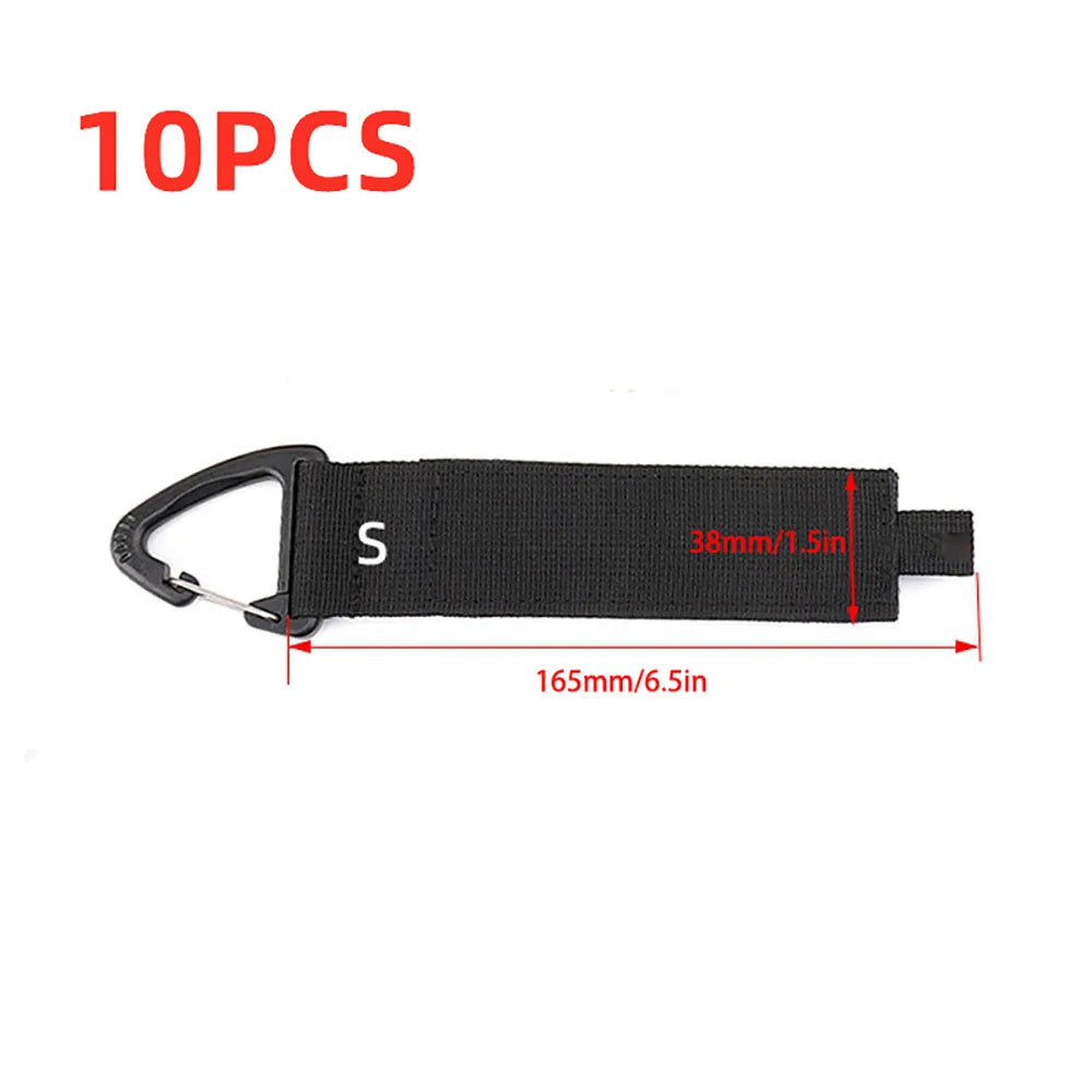 Nylon Cord Organizer with Triangle Buckle | Cable Strap 1/5/10Pcs Cable Cord Organizer Zpaxo S 10pcs