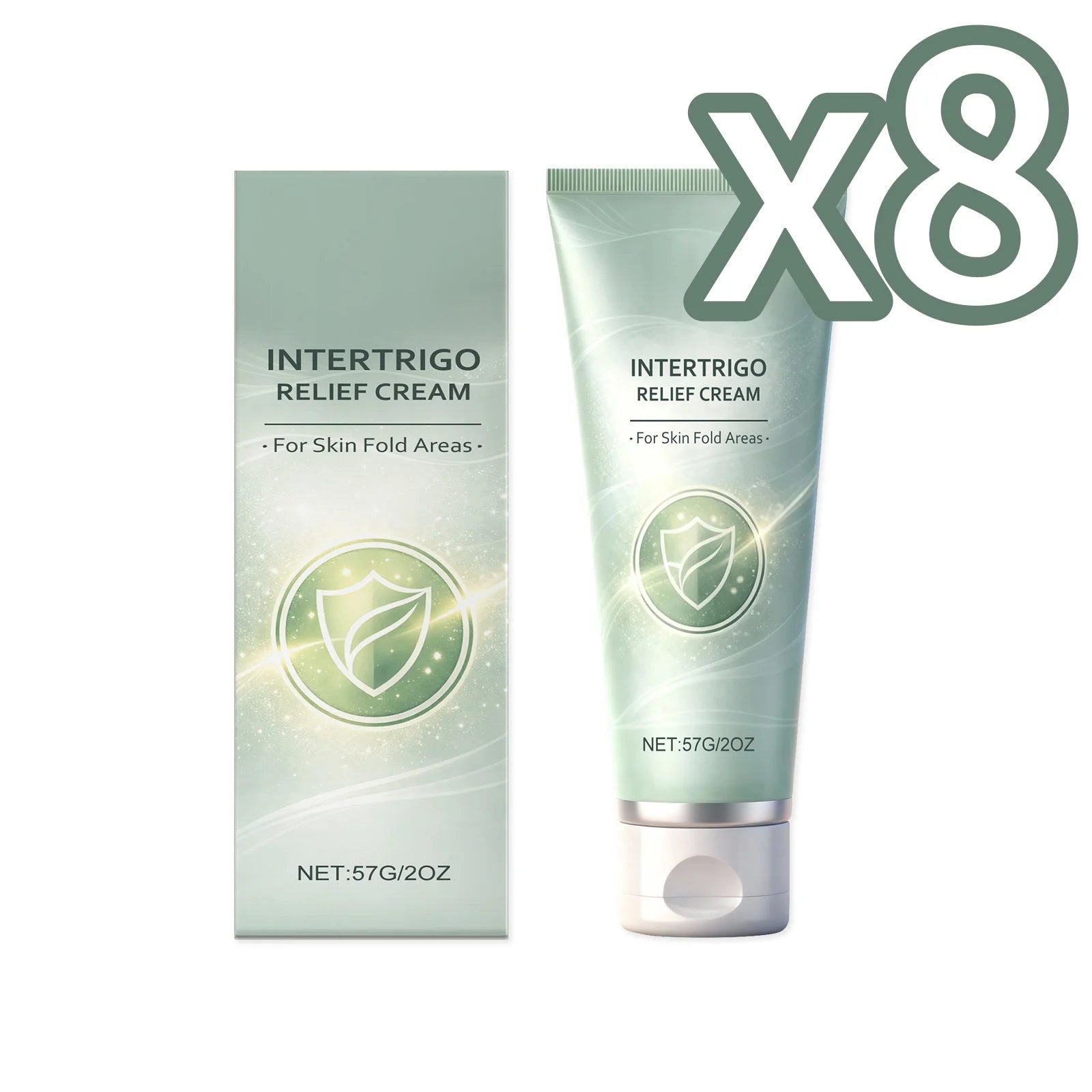 Intertrigo Relief Cream – Soothe Skin Folds & Calm Redness Skin Relief Cream Zpaxo 57g Boxed X 8PCS