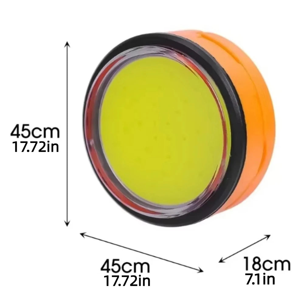 Magnetic COB LED Camping Lantern – 3-Mode Rechargeable Mini Light