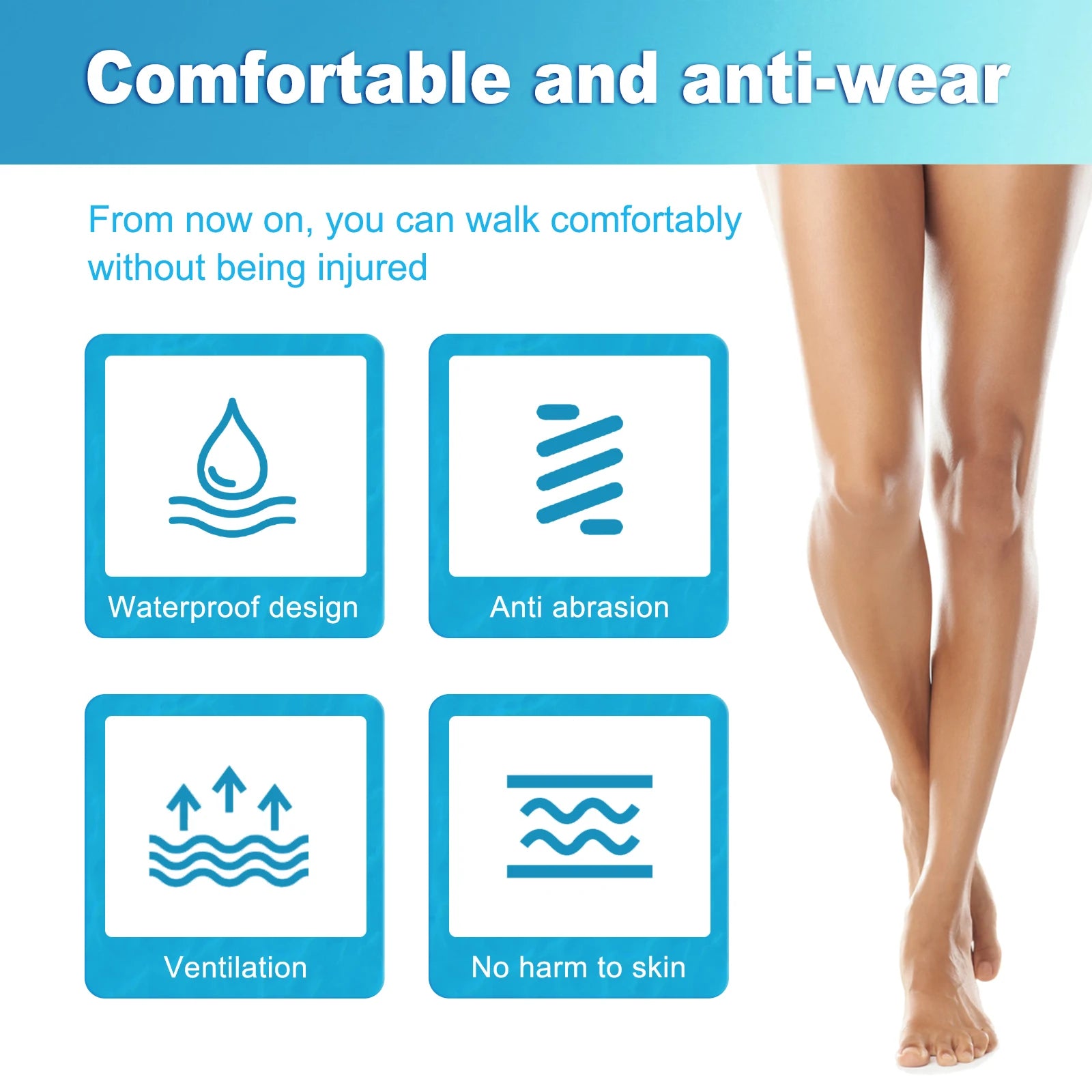 Eelhoe Anti-Chafe Stick – Sweat-Proof Skin Protection 23g Anti-Chafe Stick Zpaxo
