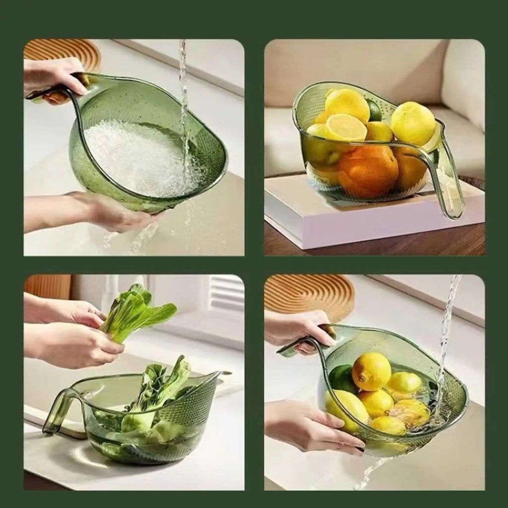 Rice Strainer Large Capacity Washing Kitchen Gadget Cleaner Pasta