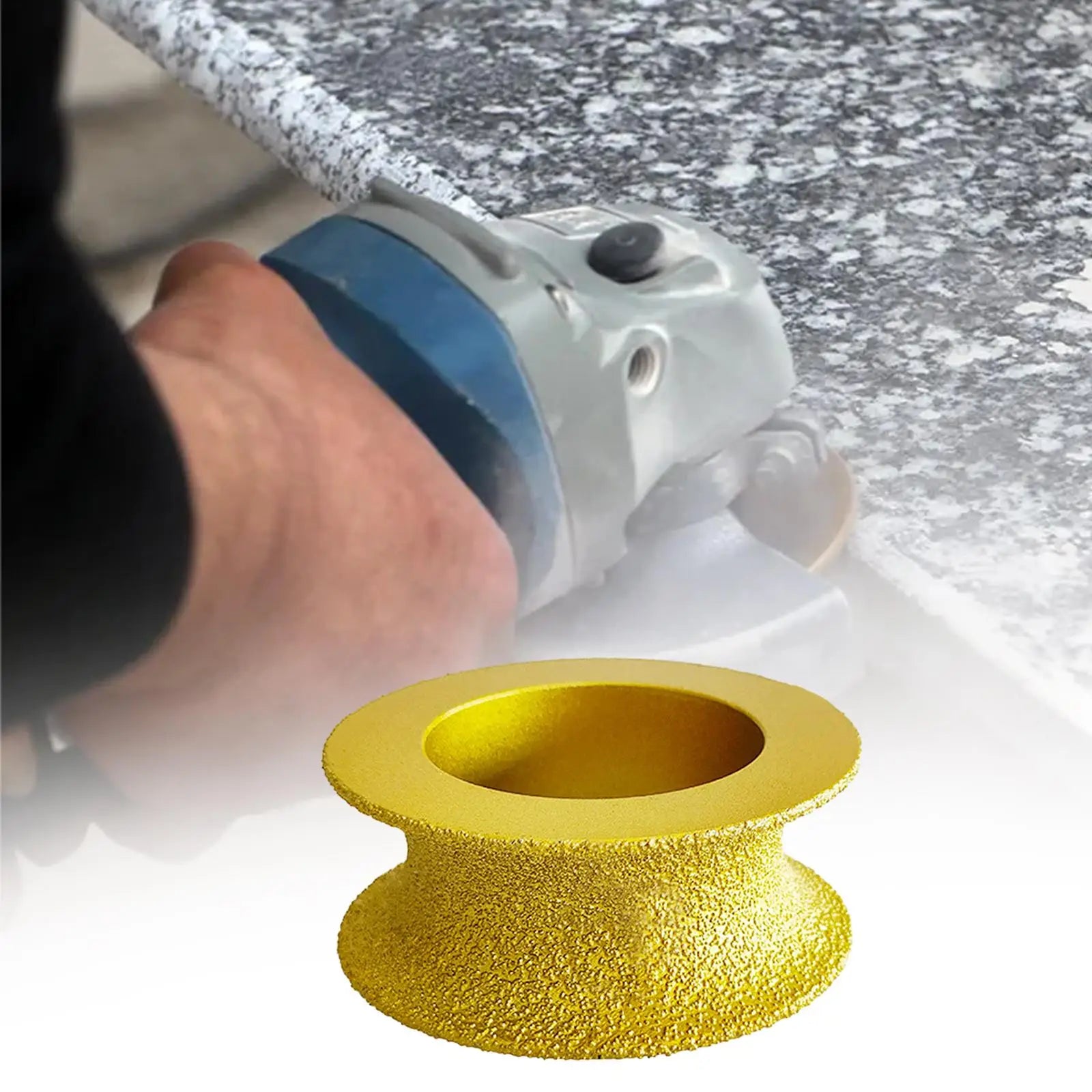 Grinding Wheel Heavy Duty Easily Install Edge Profile Sanding Disc for Angle Grinders Tile Select Thickness Ceramic Glass Zpaxo 25mm