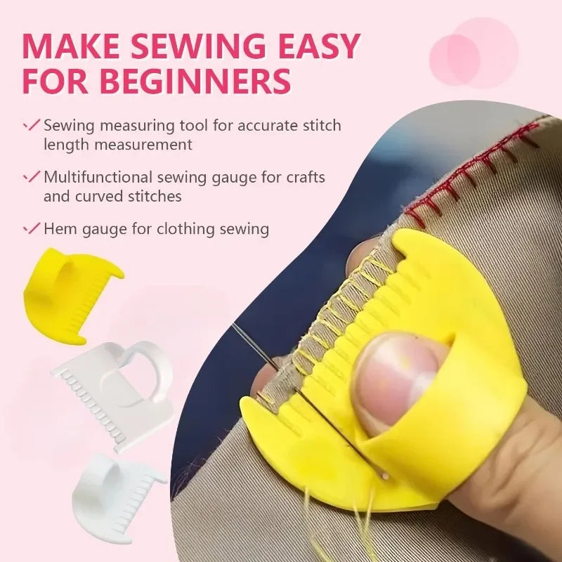 DIY Sewing Guide Template Kit for Consistent Stitches – 3mm Spacing Precision Sewing Tool for Fabric Embroidery & Leathercraft Zpaxo