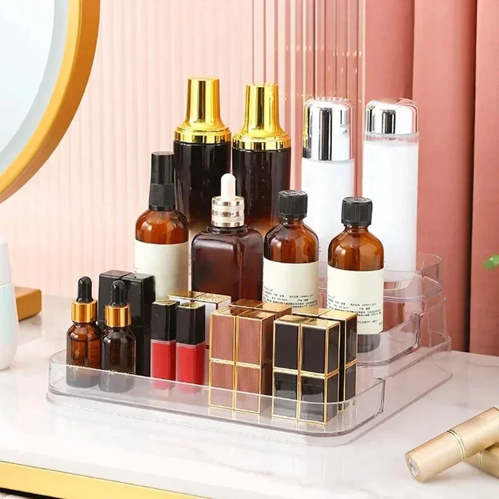 3-Tier Desktop Organizer – Perfume, Cosmetic & Spice Shelf Desktop Tiered Organizer Zpaxo