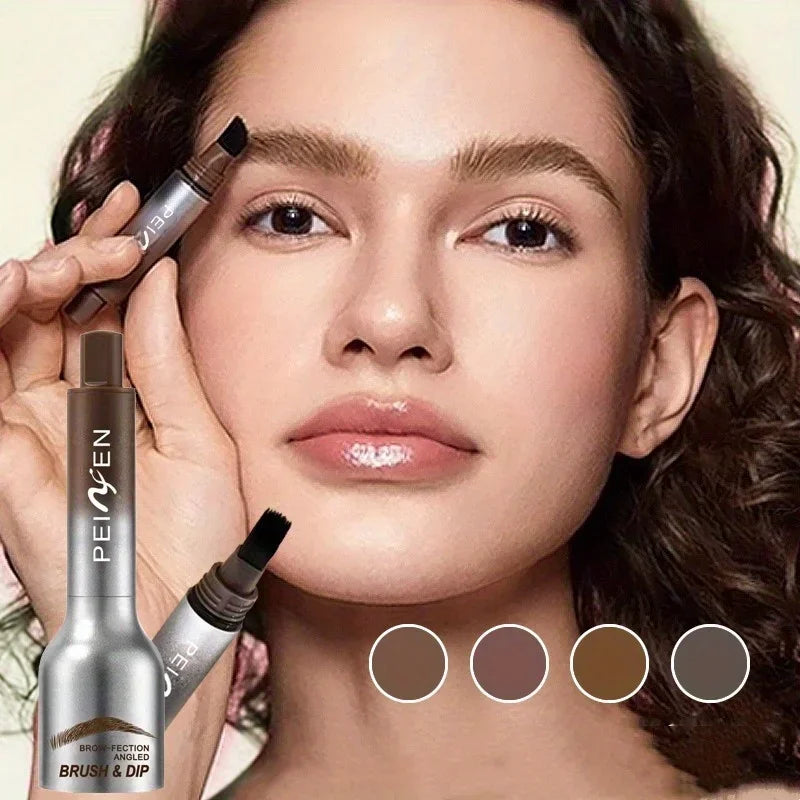 3D Eyebrow Gel Dyeing Cream Brush Long-lasting Air-cushion Dye Brows