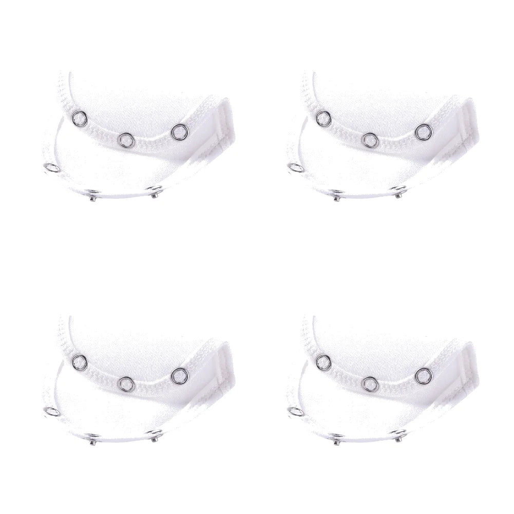 1-5PCS Baby Romper Partner Lengthen Pads Super Utility Bodysuit Diaper Jumpsuit Lengthen Extend Film Baby Infant Romper Partner Zpaxo White 4PCS