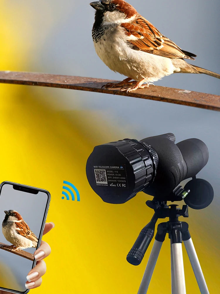 4MP Wifi Telescope Eyepiece Camera Scopes Electronic Portable Bird