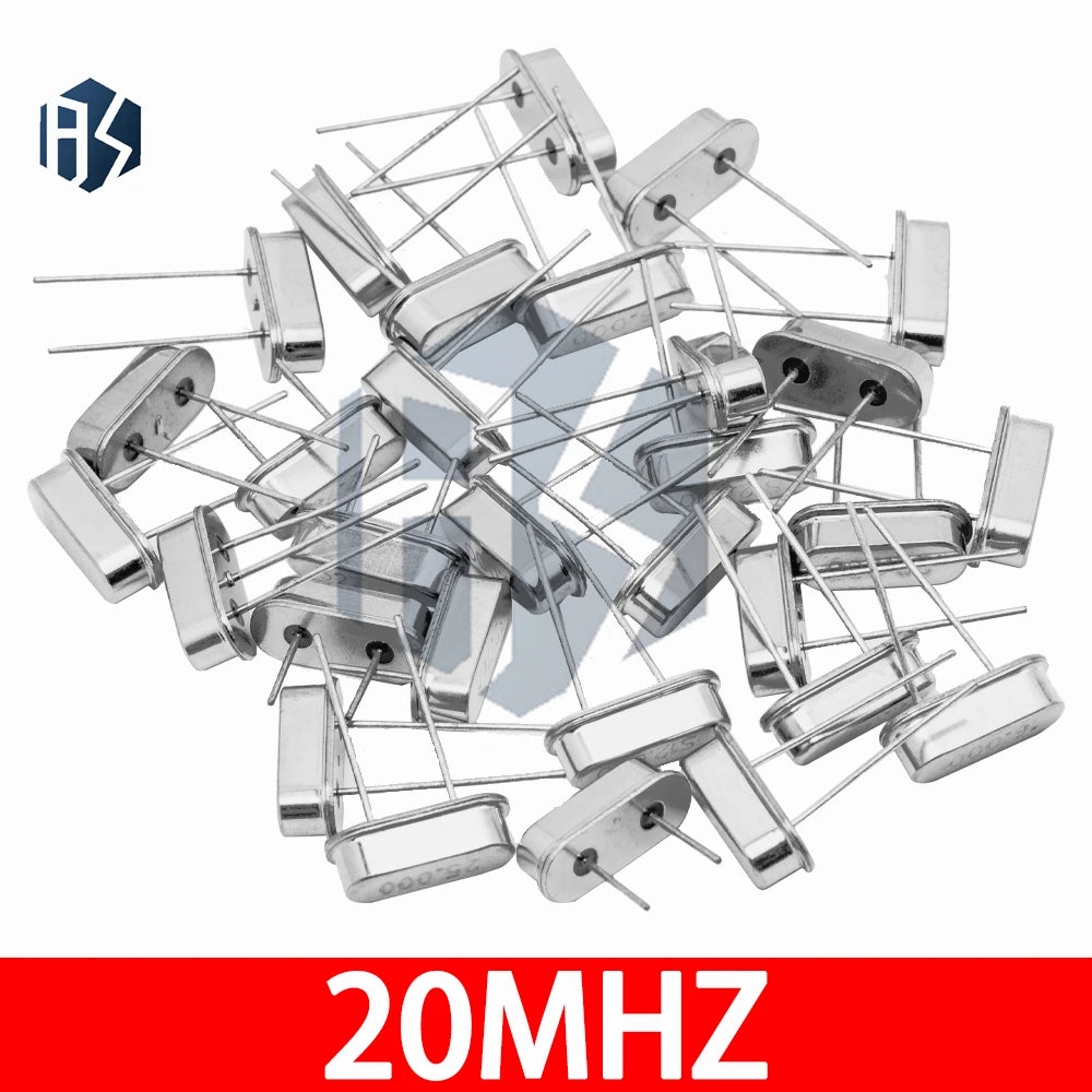 10 HC-49S Through Hole Quartz Crystal Resonator 32 768KHz 4MHz 25MHz Zpaxo