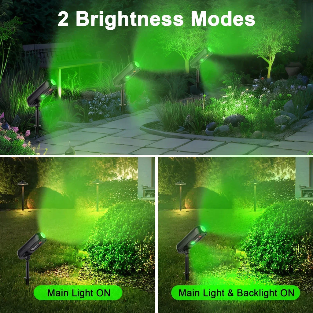 Solar LED Light Outdoor Wall IP65 3000K Garden Spotlights Uplights Zpaxo