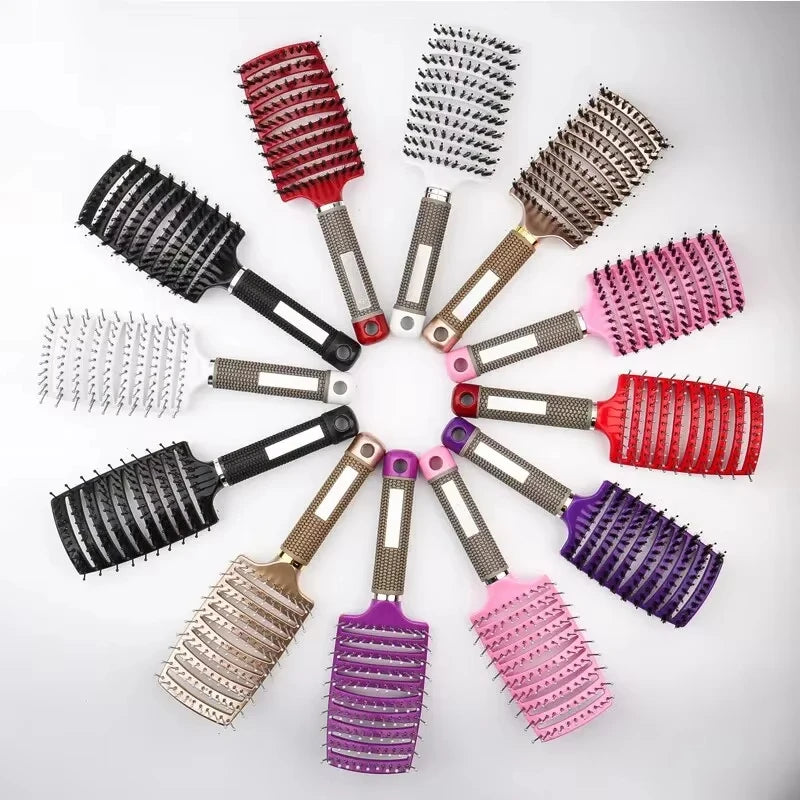 Anti-Static Detangling Hair Brush – Wet & Dry Massage Comb Detangling Hair Brush Zpaxo
