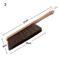 Natural Wood Bristle Anti-Static Cleaning Brush – 1 or 2 Pack Cleaning Brush Zpaxo Brown 1PC